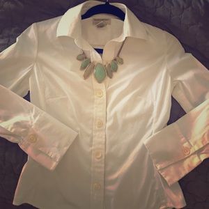 Banana Republic xs stretchy fitted shirt